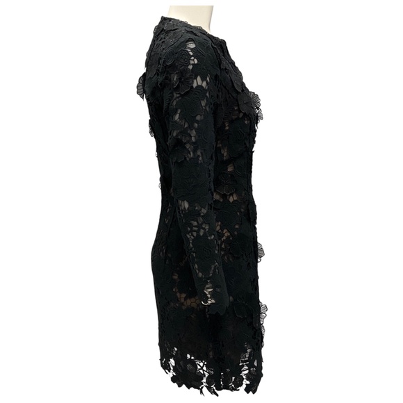 JASON WU COLLECTION BLACK LACE COCKTAIL DRESS - Picture 2 of 5